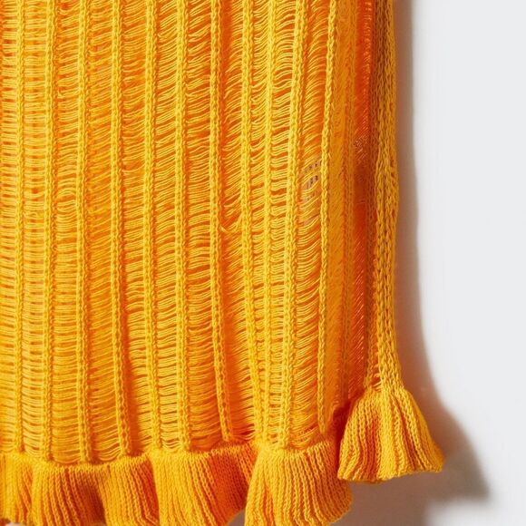 Mango Yellow and Orange Maxi Dress - Picture 3 of 11